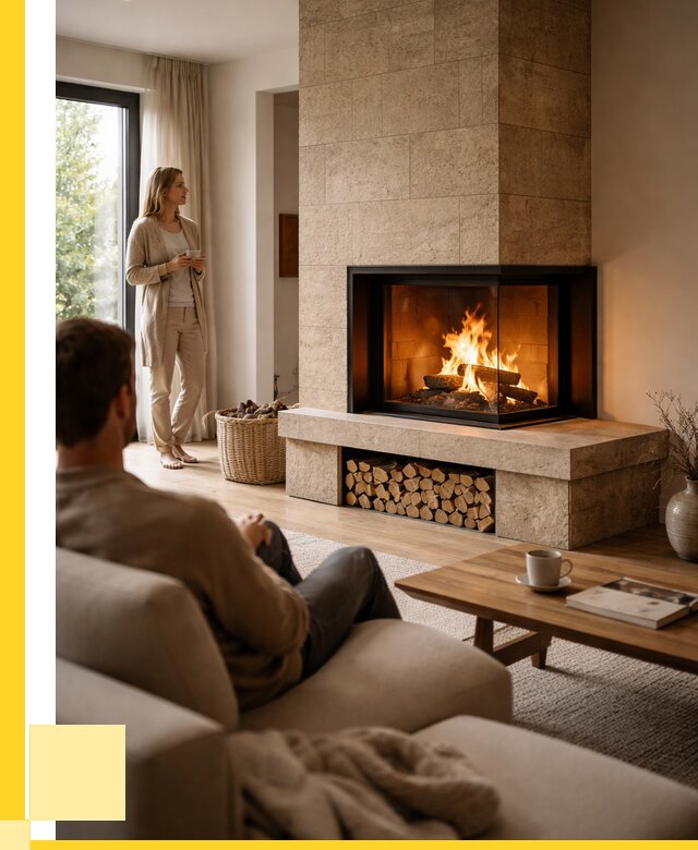 Угловые камины из кирпича установка в Краснокаменске от 153315 р. ЭриданКсн