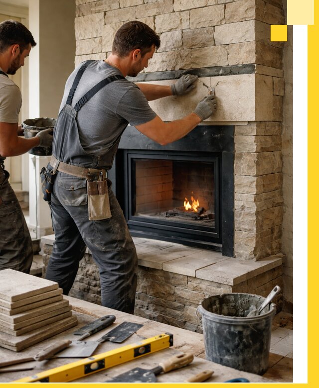 Проектирование и установка открытых каминов в Краснокаменске