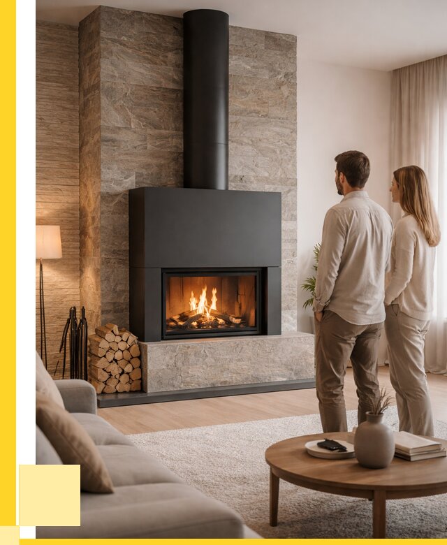 Закрытые камины под ключ в Краснокаменске от 122652 р., ЭриданКсн