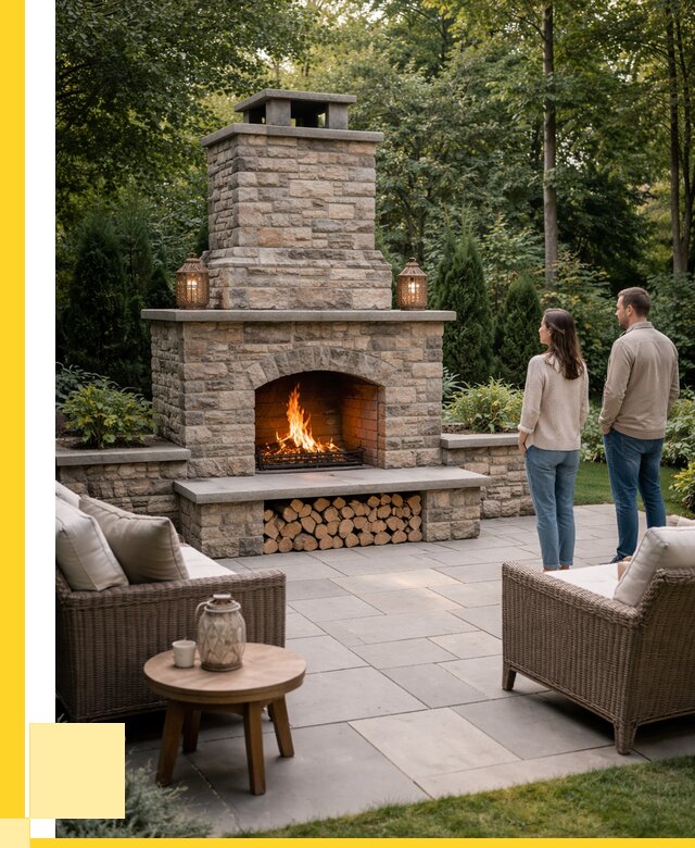 Уличные камины из кирпича в Краснокаменске от 153315 р. | ЭриданКсн