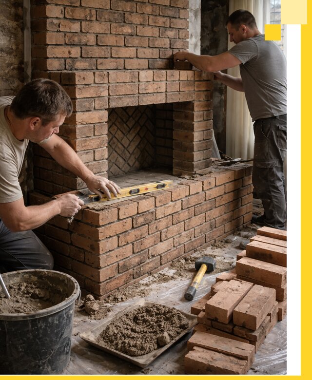 Изготовление и установка кирпичных каминов в Краснокаменске