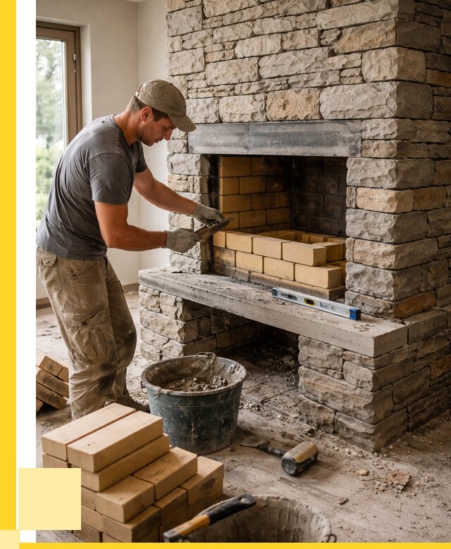 Кладка каминов и камина в Краснокаменске от 25553 р. ЭриданКсн