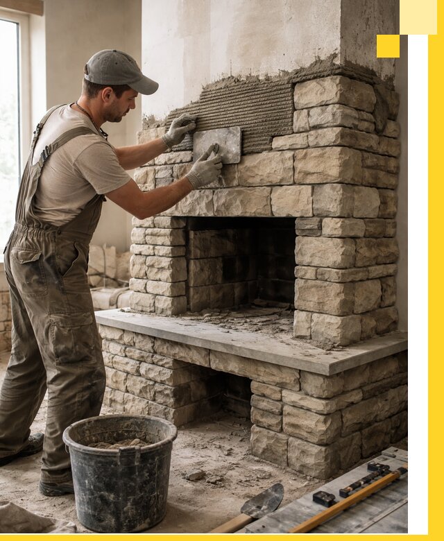 Строительство каминов под ключ в Краснокаменске от проектирования до монтажа