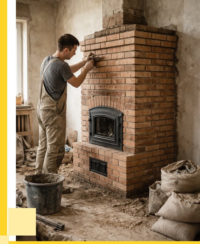 Строительство печей в Краснокаменске от 66437 р. под ключ, ЭриданКсн