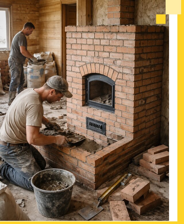 Профессиональное строительство печей в Краснокаменске под ключ