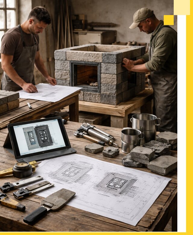 Разработка проектов печей с согласованием и монтажом в Краснокаменске