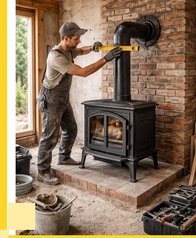 Монтаж печей установка банной печи в Краснокаменске от 15332 р. | ЭриданКсн