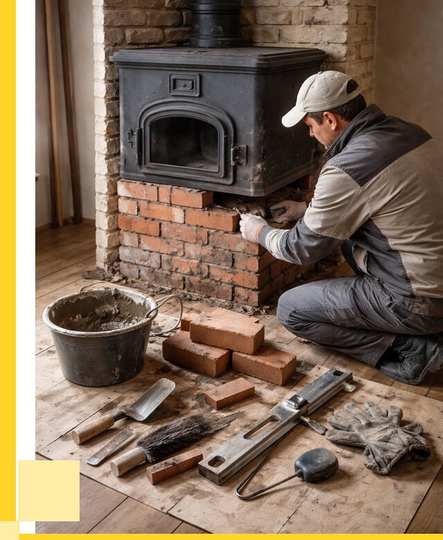 Ремонт печей в Краснокаменске от 12265 р., услуги печника ЭриданКсн