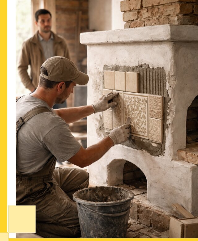 Отделка печей и банных печей в Краснокаменске от 35774 р. | ЭриданКсн