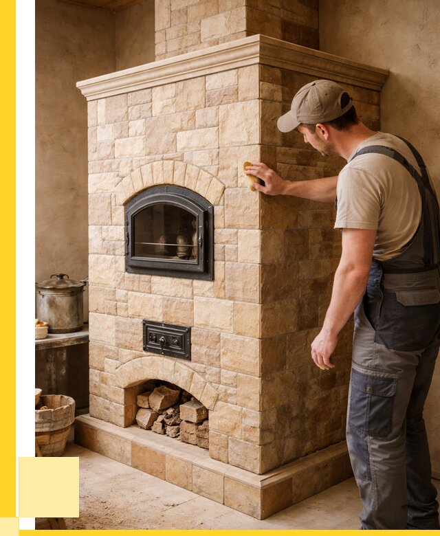 Облицовка печей в Краснокаменске от 4599 р. под ключ | ЭриданКсн