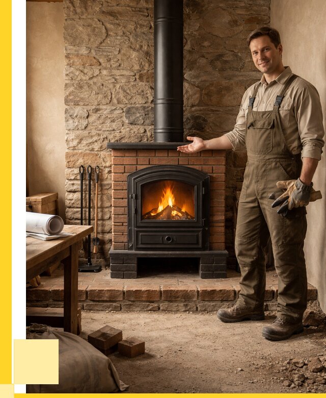 Печи отопительные из кирпича в Краснокаменске от 81768 р., ЭриданКсн