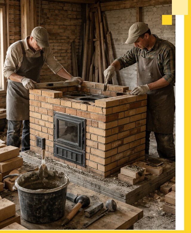 Изготовление и установка варочных печей под ключ в Краснокаменске