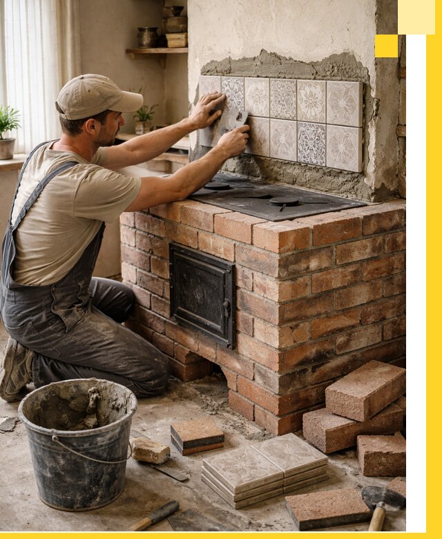 Печи с плитой на заказ монтаж гарантия и сервис в Краснокаменске