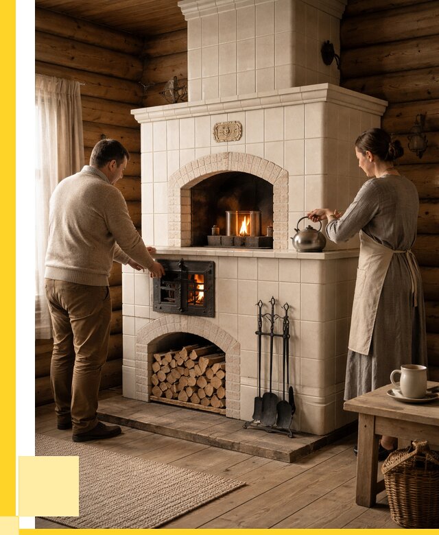 Русские печи в Краснокаменске: установка от 153315 р. ЭриданКсн