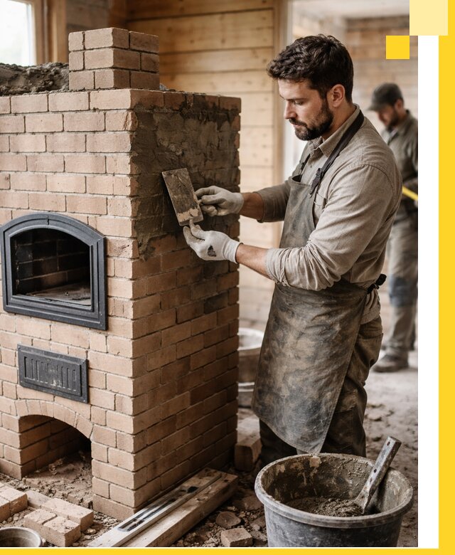 Изготовление и установка печей-шведок под ключ в Краснокаменске