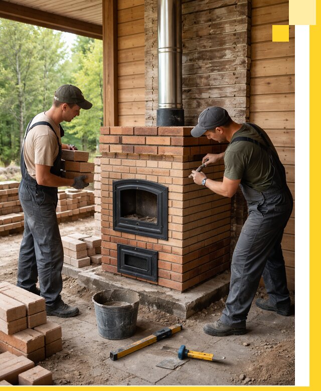Производство и установка дачных печей под ключ в Краснокаменске