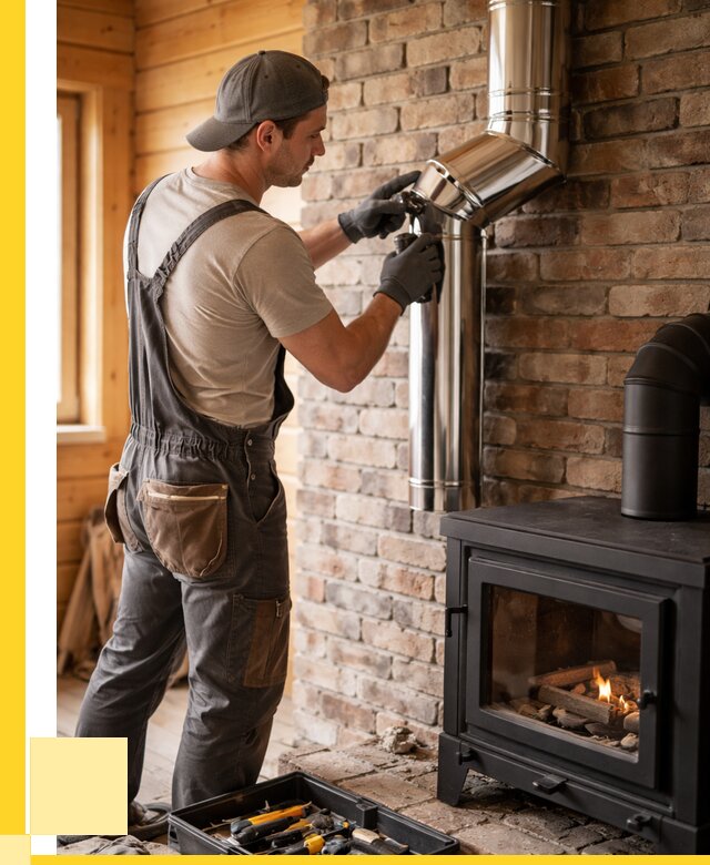 Монтаж дымоходов для печей в Краснокаменске от 7666 р. | ЭриданКсн