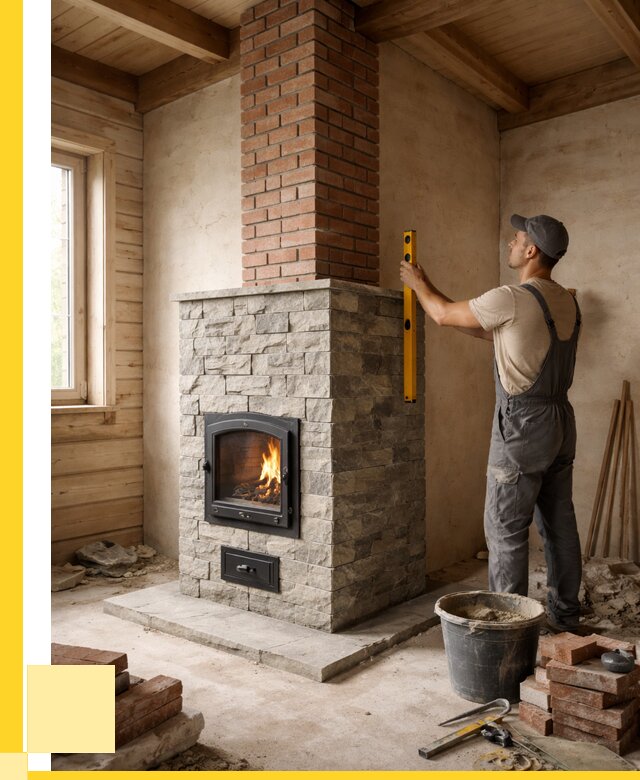 Печи и дымоходы под ключ в Краснокаменске от 45995 р., ЭриданКсн