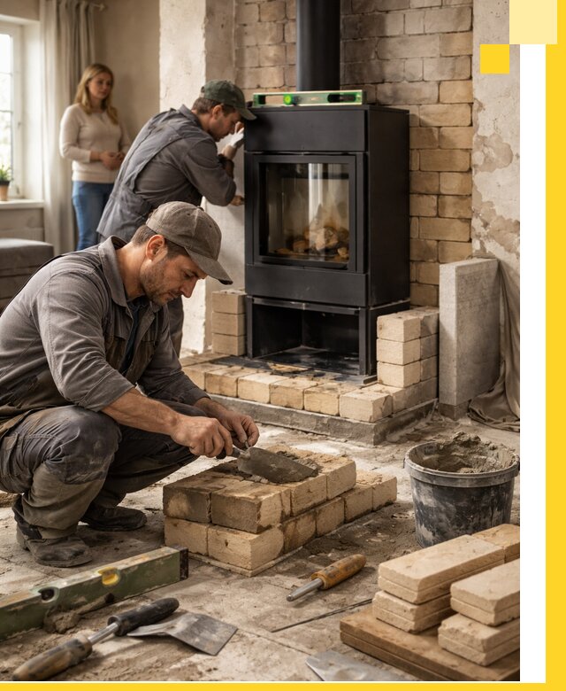 Печи и камины под ключ: проект, установка в Краснокаменске