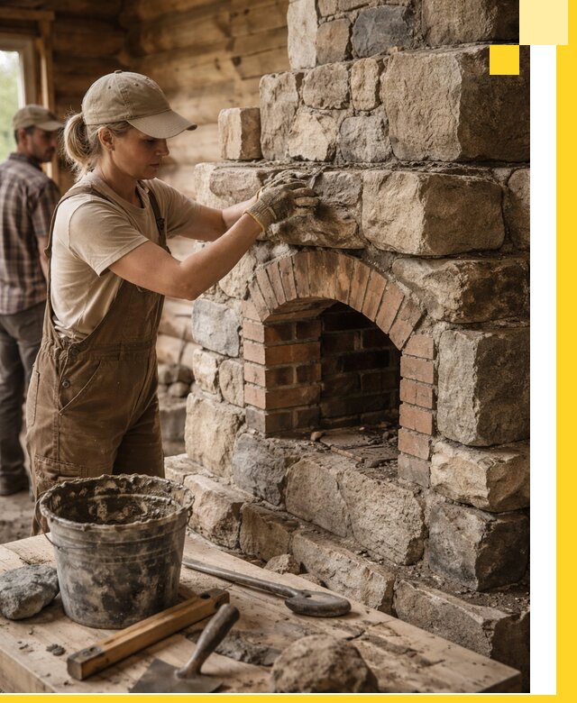 Каменные печи на заказ и монтаж в Краснокаменске, долговечные решения