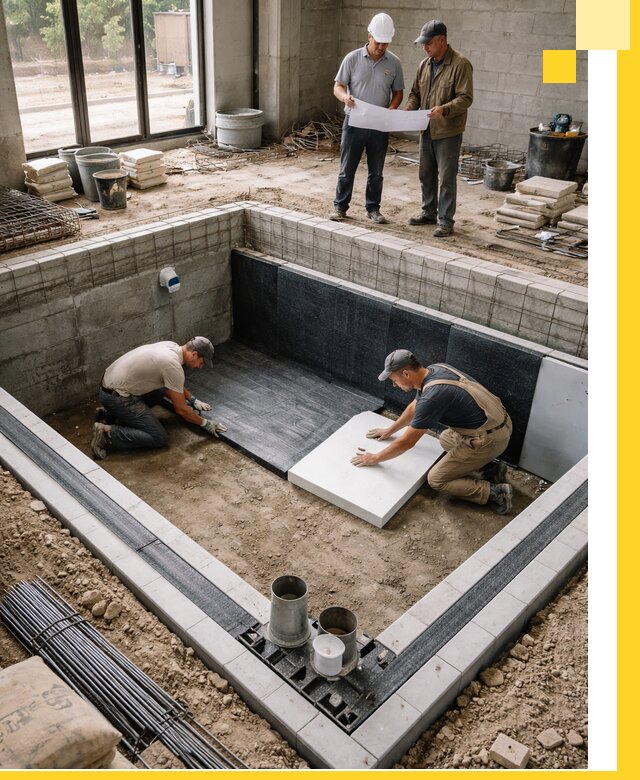 Проекты частных и общественных бассейнов под ключ в Краснокаменске