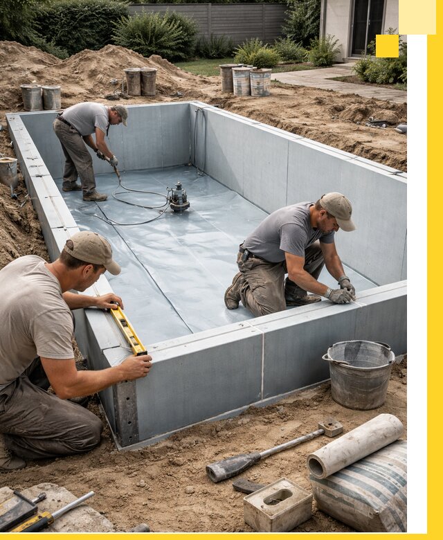 Профессиональный монтаж бассейнов под ключ в Краснокаменске с гарантией