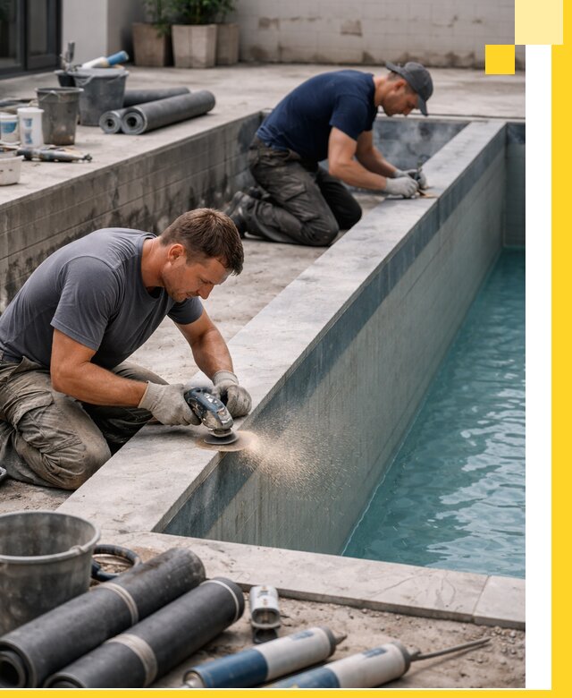 Профессиональный ремонт бассейнов под ключ в Краснокаменске