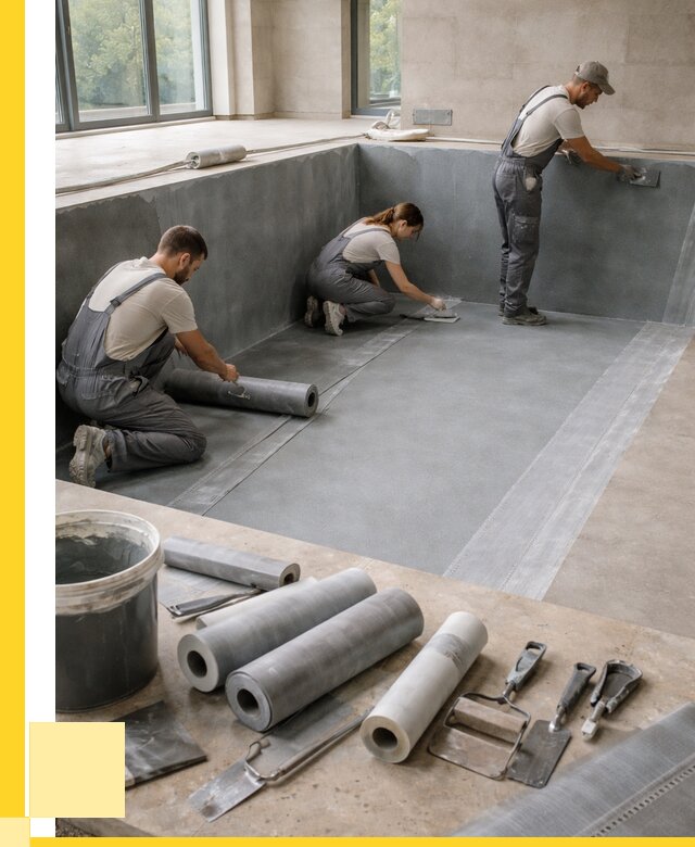 Гидроизоляция бассейнов в Краснокаменске от 2044 р., ЭриданКсн