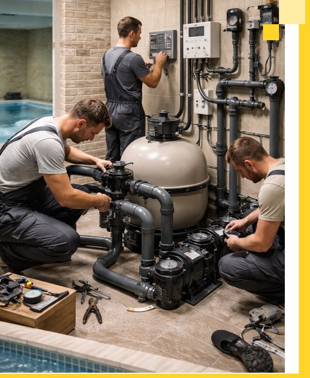 Комплексное оборудование для бассейнов под ключ в Краснокаменске