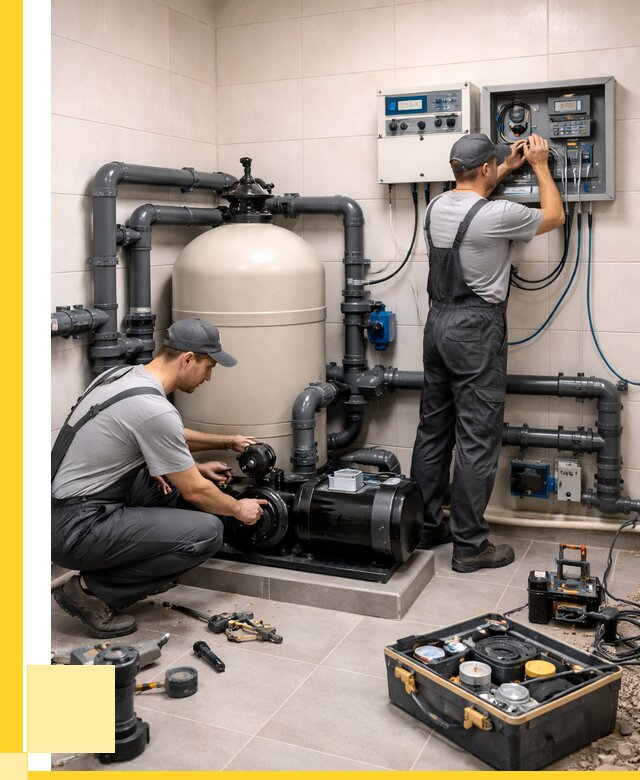 Монтаж оборудования для бассейнов в Краснокаменске от 40884 р. | ЭриданКсн