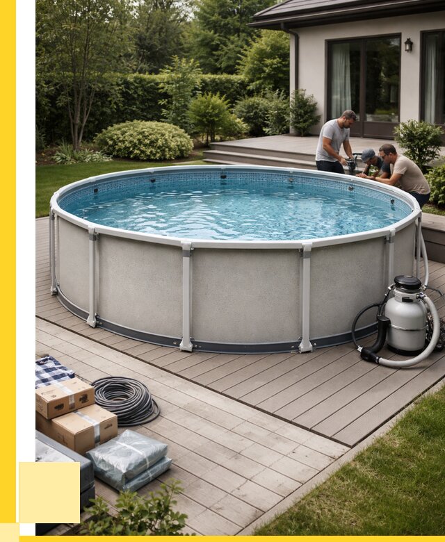 Купить каркасные бассейны в Краснокаменске от 45995 р. | ЭриданКсн