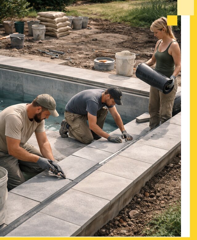 Строительство и монтаж уличных бассейнов под ключ в Краснокаменске