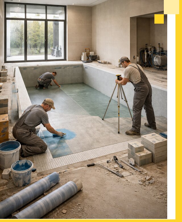 Проект и строительство закрытых бассейнов в Краснокаменске под ключ