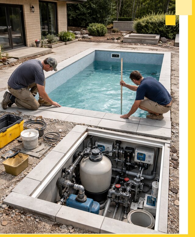 Строительство качественных домашних бассейнов под ключ в Краснокаменске