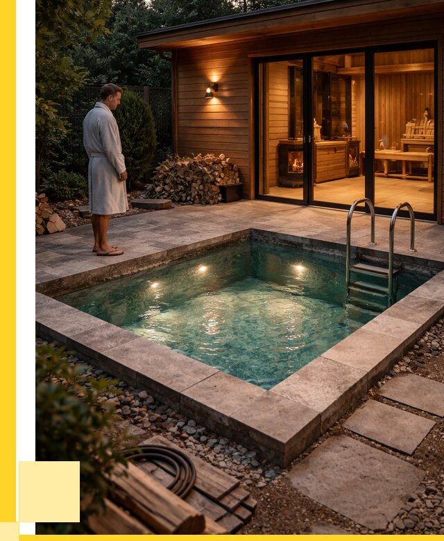 Бани с бассейном под ключ в Краснокаменске от 97100 р. | ЭриданКсн