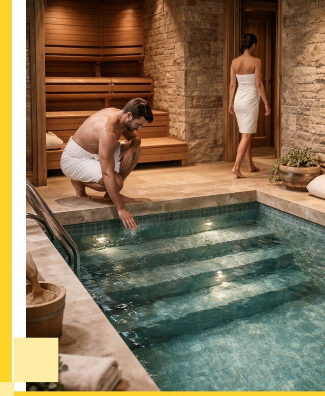 Сауна с бассейном под ключ в Краснокаменске от 122652 р., ЭриданКсн