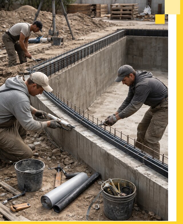 Качественный монтаж чаши бассейна в Краснокаменске под ключ с гарантией