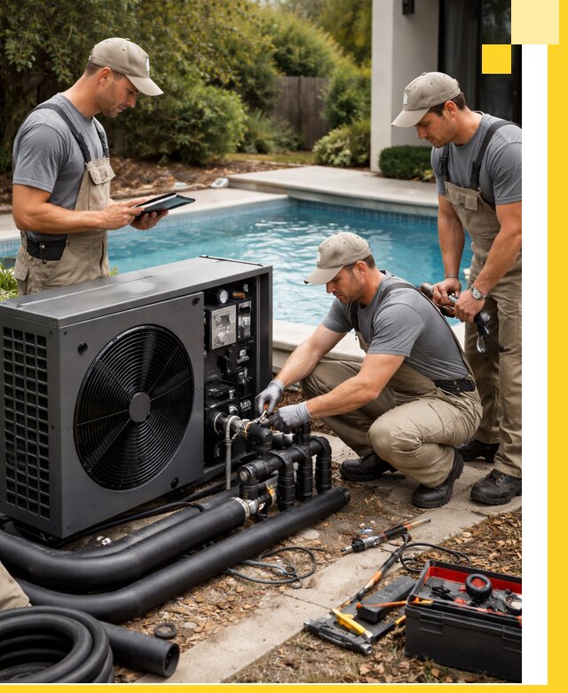 Проектирование и установка тепловых насосов для бассейнов в Краснокаменске