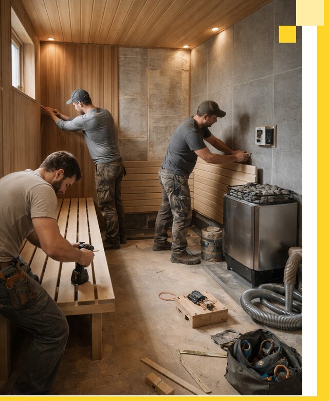 Сауны под ключ в Краснокаменске, проектирование, строительство, отделка