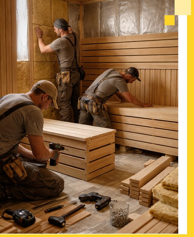 Профессиональное строительство саун под ключ в Краснокаменске