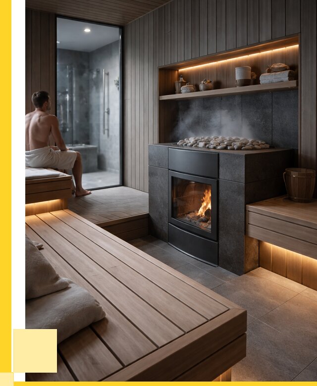 Проект сауны в частном доме в Краснокаменске от 35774 р. | ЭриданКсн