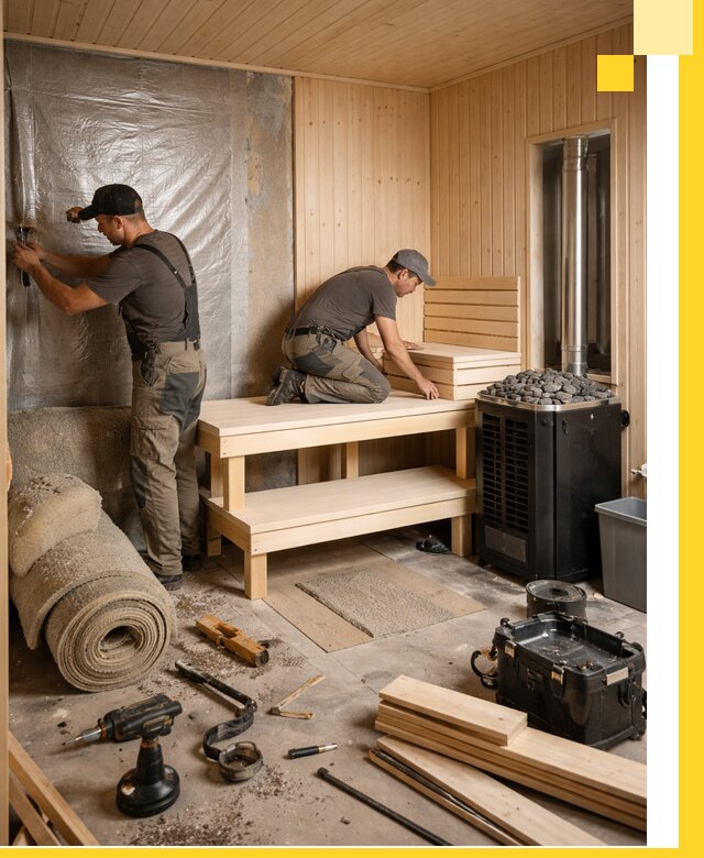 Проекты саун под ключ в Краснокаменске дизайн и строительство