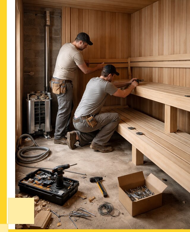 Монтаж саун под ключ в Краснокаменске от 122652 р. | ЭриданКсн
