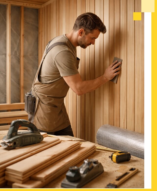 Профессиональная отделка саун и парных под ключ в Краснокаменске