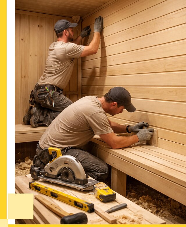 Обшивка саун вагонкой в Краснокаменске от 2555 р. | ЭриданКсн