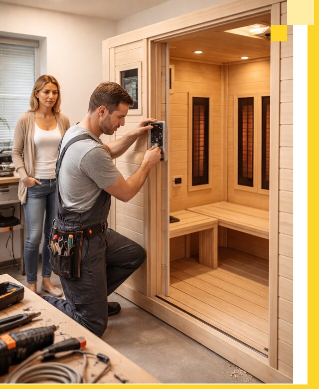 Инфракрасные сауны под ключ в Краснокаменске продажа и установка