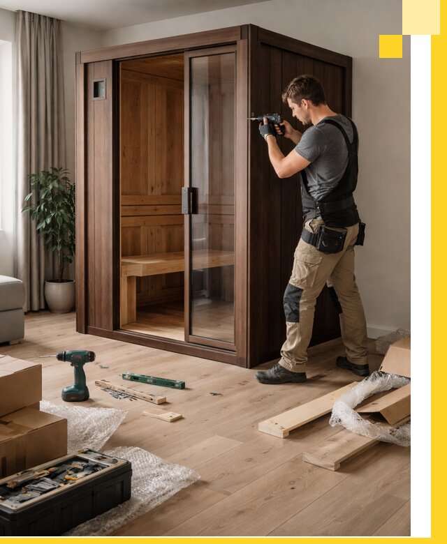 Установка и производство мини саун под ключ в Краснокаменске