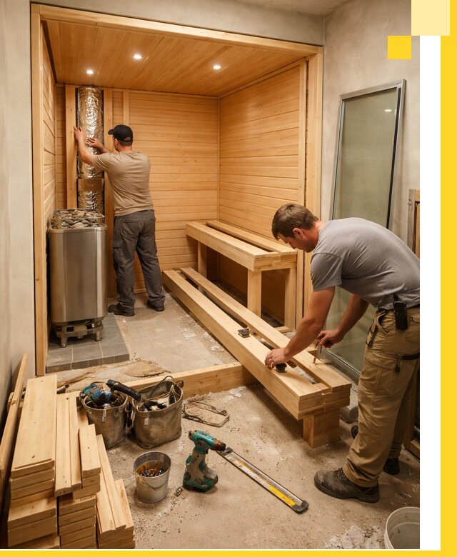 Проектирование и установка домашних саун под ключ в Краснокаменске