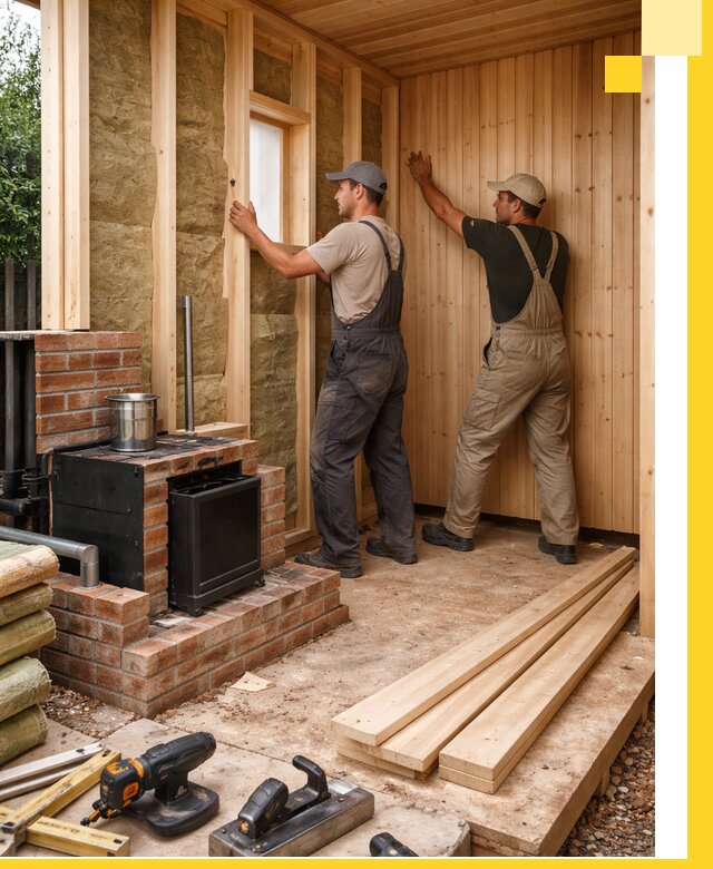 Строительство и установка дачных саун под ключ в Краснокаменске