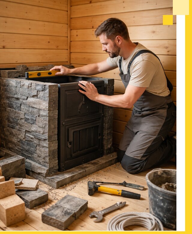 Производство и установка печей для саун под ключ в Краснокаменске